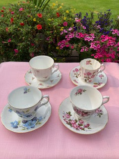 English Bone China Teacup and Saucer