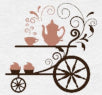 Rolling Tea Cart