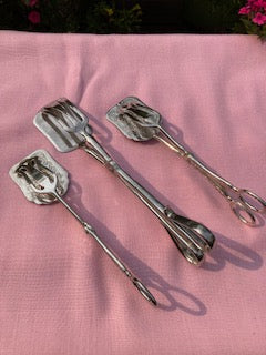 Silverplated Pastry Tongs